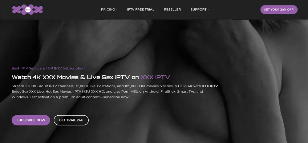 مشاهدة افلام للكبار فقط وسكس كبار بدقة 4K من خلال افضل اشتراك IPTV عبر XXX IPTV مع دعم روابط IPTV وأفضل مشغل IPTV